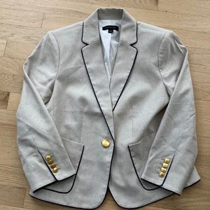 Ann Taylor blazer size 6 linen and cotton